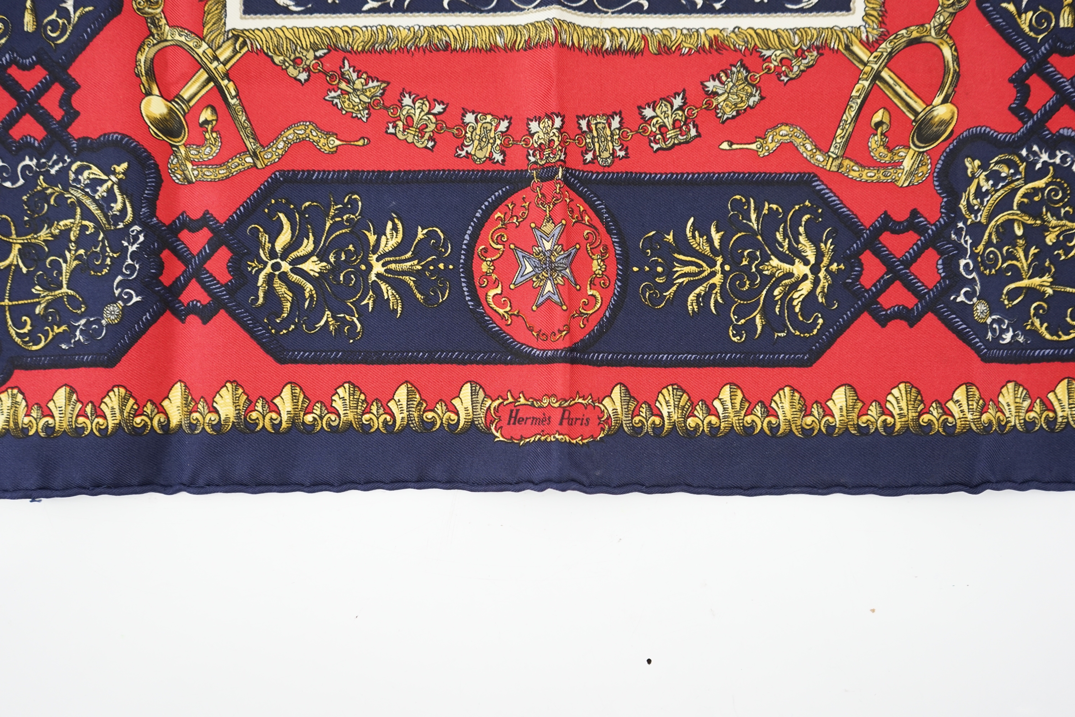 A Hermès Gavroche 45 silk neckerchief, 45cm x 45cm